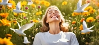 عبارت تاکیدی و تلقین صوتی مثبت بینی و تحسین زیبایی ها