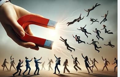 عبارت تاکیدیو تلقین صوتی  مغناطیس جذب مشتری برای مغازه
